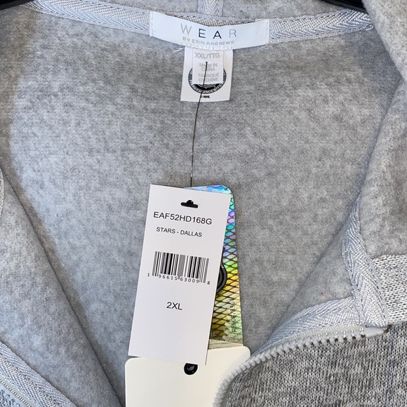 Dallas Stars x WEAR by Erin Andrew’s NHL Zip-Up Hoodie - NWT - 2XL - Picture 3 of 3